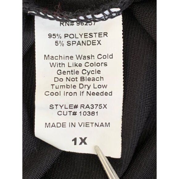 Set Of 2 PerSeption Womens Tops XL SL Stretch 8838 Resort Vacay - Picture 6 of 13